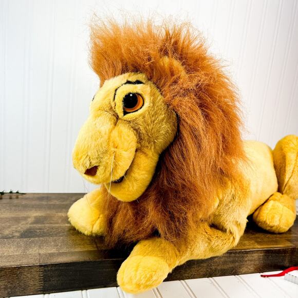 Disney Vintage Lion King 30" Adult Simba Mufasa Plush Hand Puppet Exclusive - Picture 1 of 13